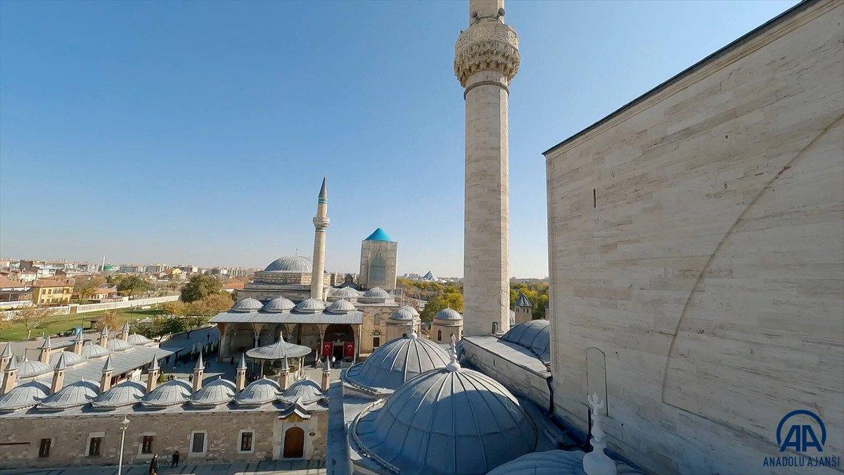 Mevlana Müzesi FPV drone'la görüntülendi