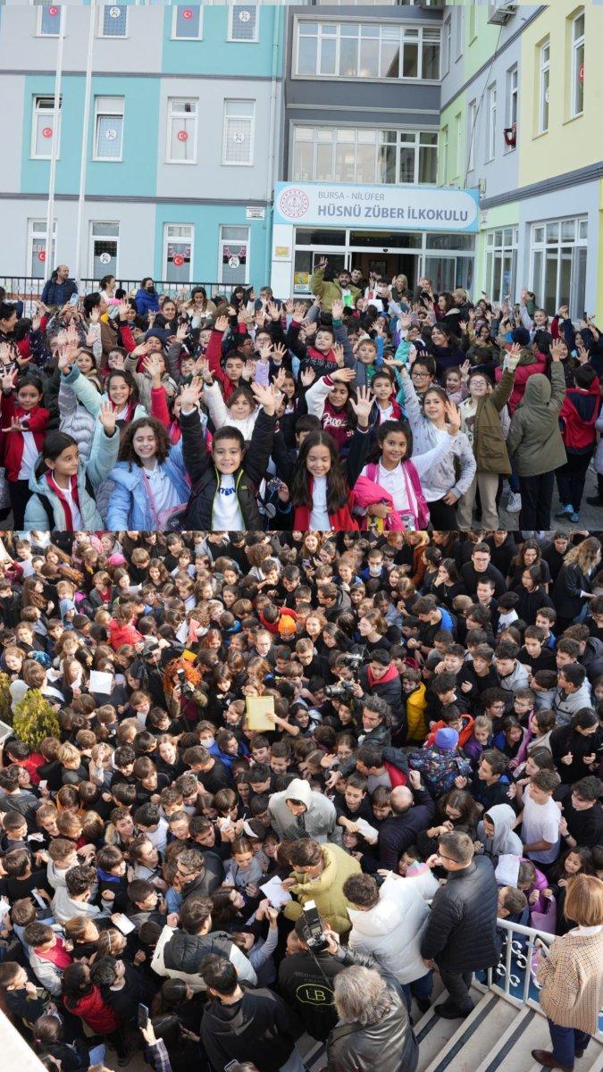 Bursa'da minik öğrenci, Sefo’lu seçim vaadini yerine getirdi