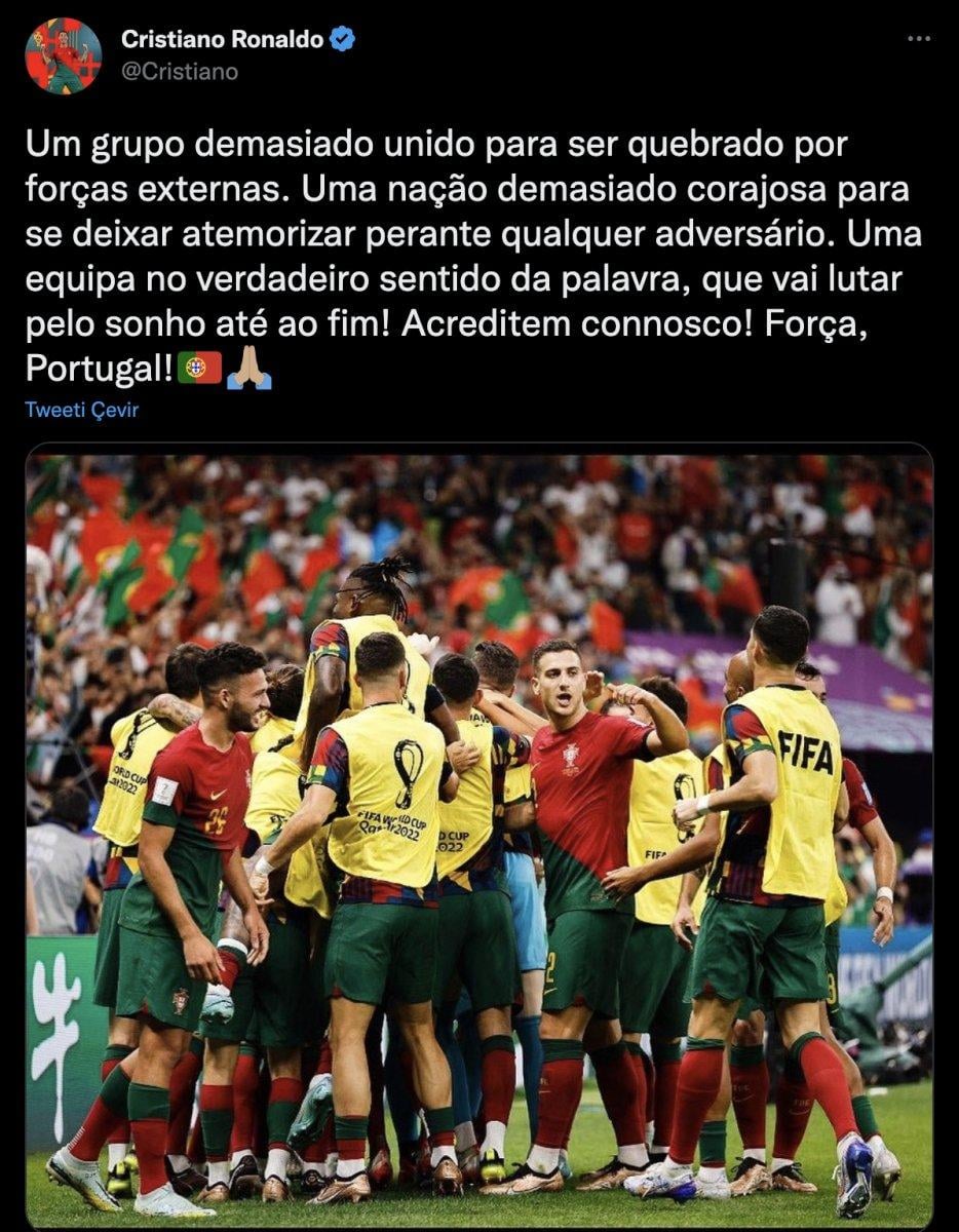 Cristiano Ronaldo: Dış güçlerin ayıramayacağı bir takımız