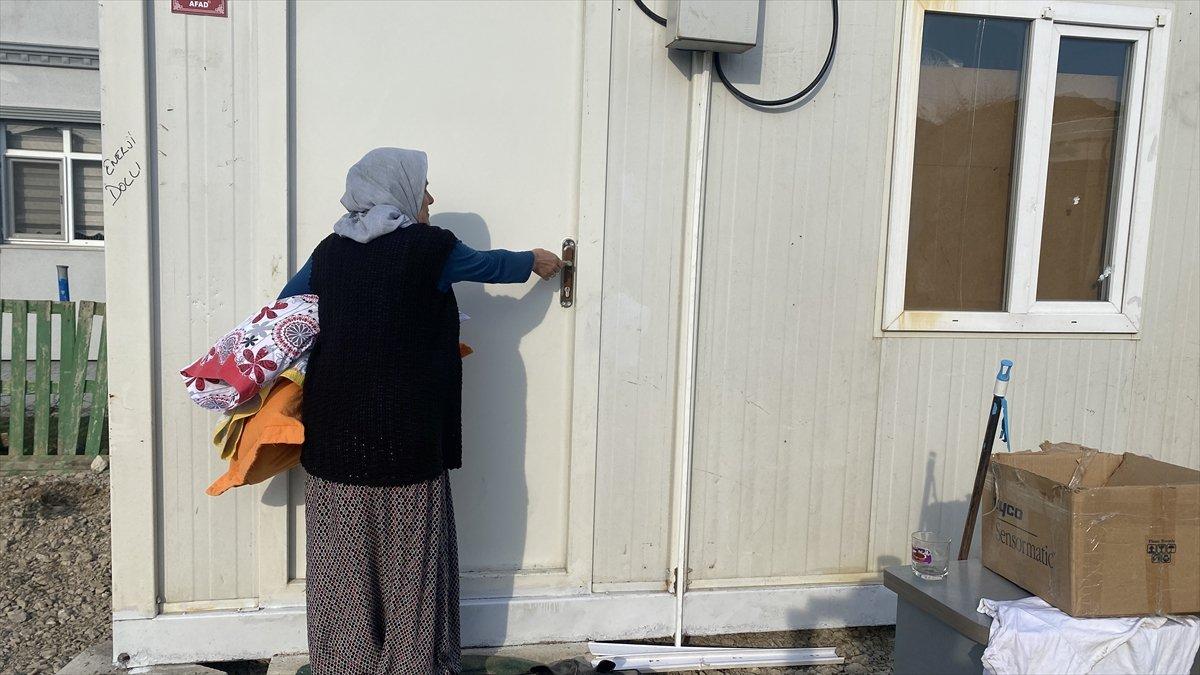 Düzce'de depremzedeler için konteynerler hazır