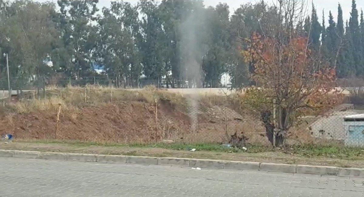 İzmir'de doğalgaz iletim borusu delindi