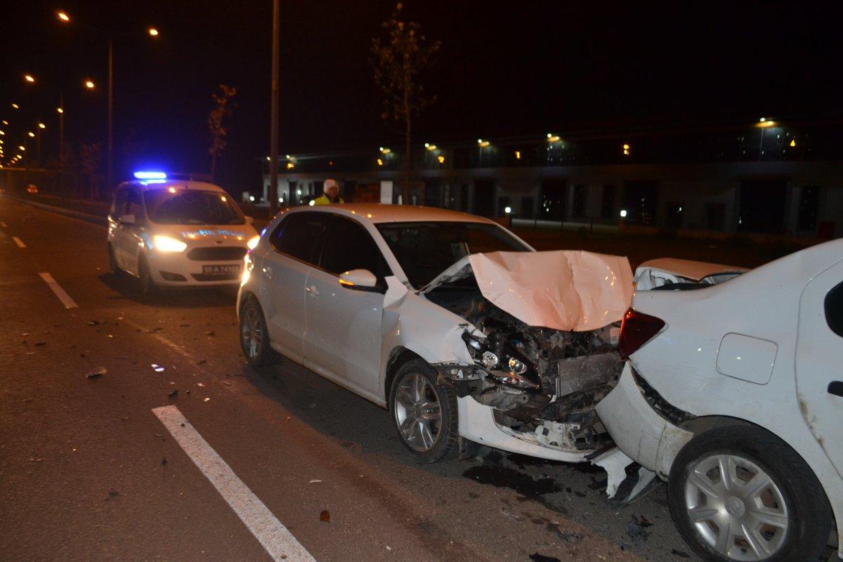Tekirdağ’da yola fırlayan köpek kazaya neden oldu