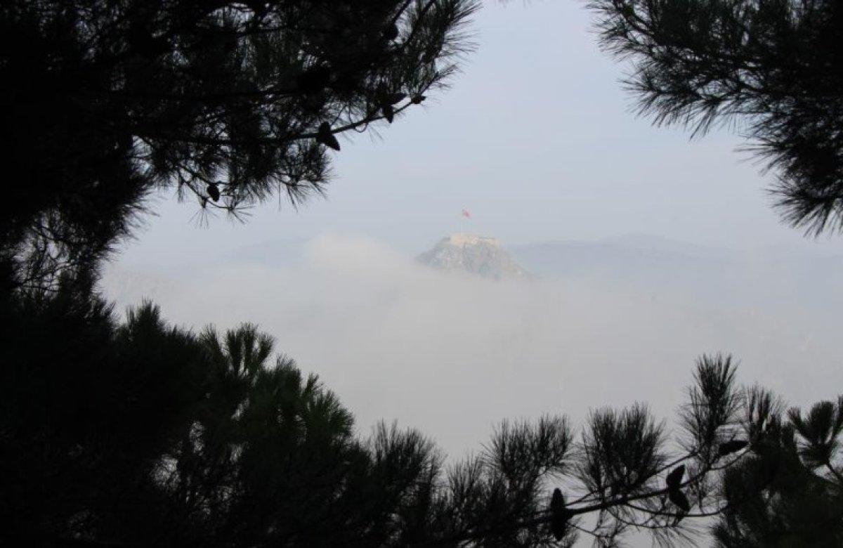 Amasya'dan sis manzaraları