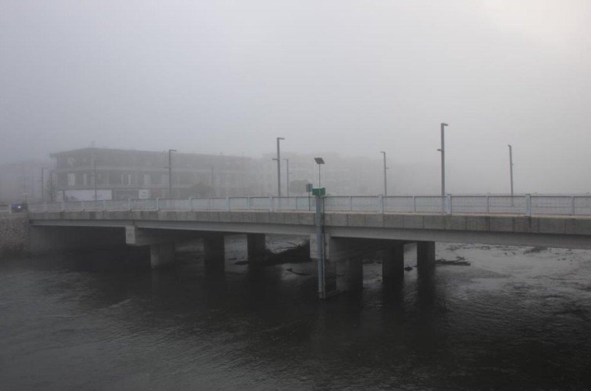 Amasya'dan sis manzaraları