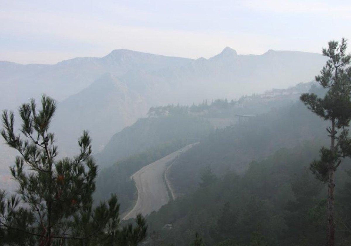 Amasya'dan sis manzaraları
