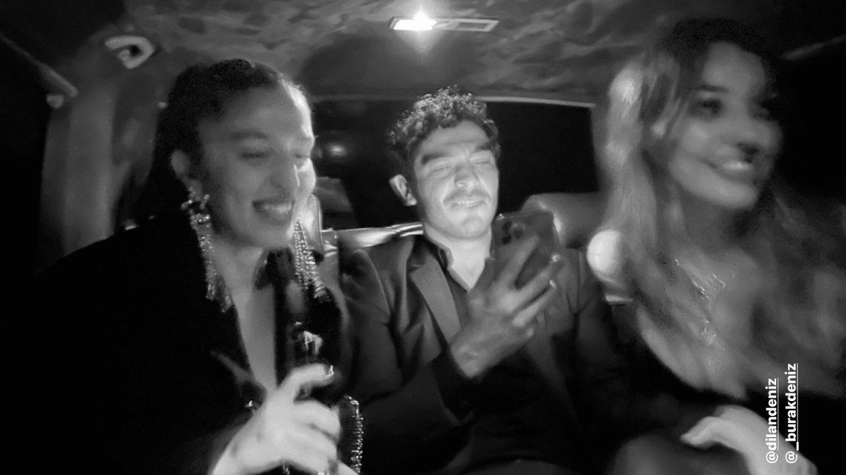 Dilan Çiçek Deniz ile Burak Deniz'den sarmaş dolaş poz