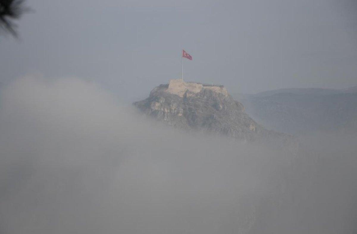 Amasya'dan sis manzaraları