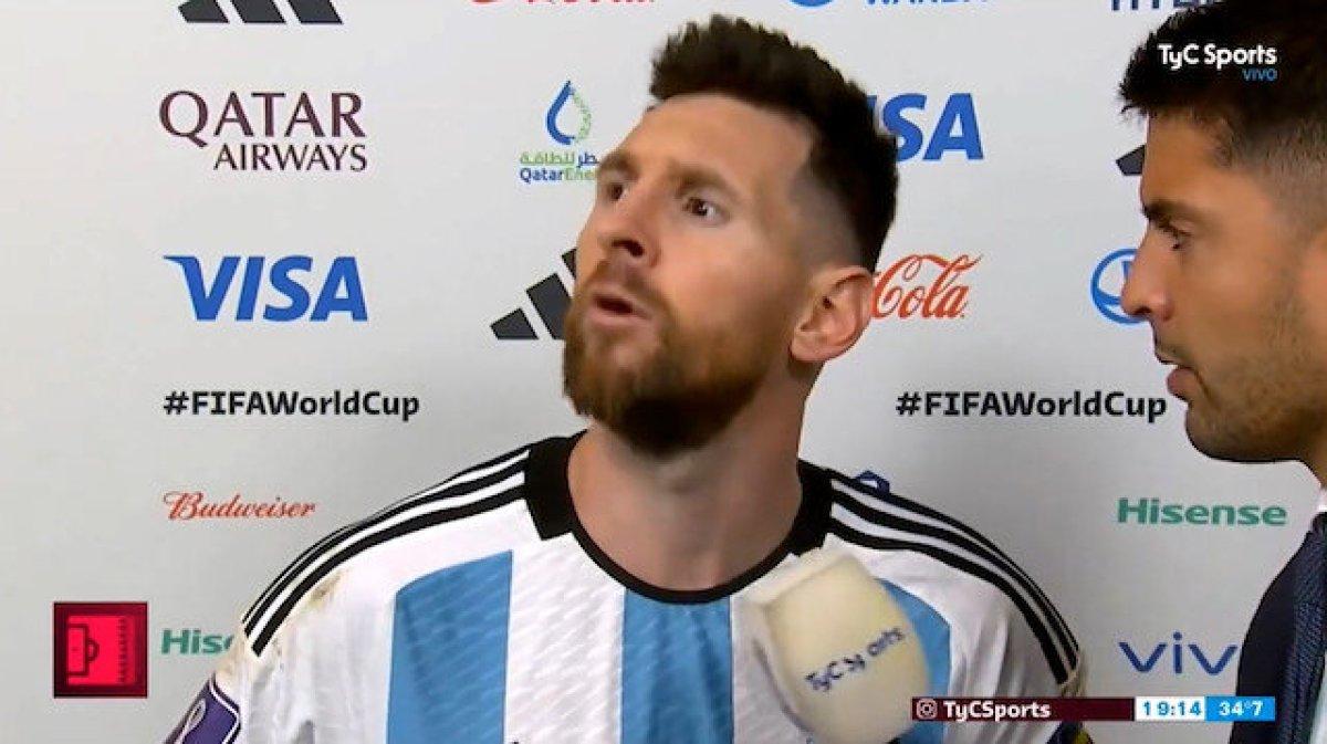 Messi, Weghorst'a hakaret etti