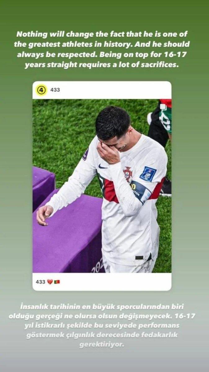 Hakan Çalhanoğlu ve Merih Demiral'dan Cristiano Ronaldo mesajı