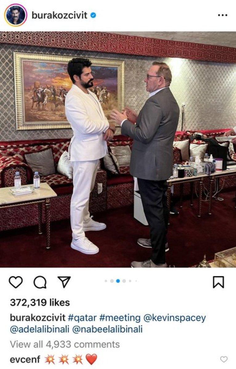 Burak Özçivit, Kevin Spacey ile olan fotoğraflarını sildi