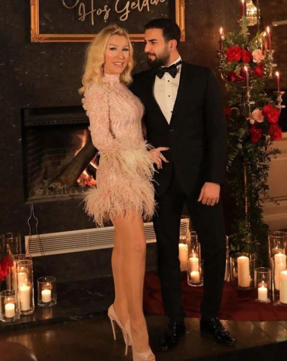 Seda Sayan, Çağlar Ökten'i öpmeye doyamadı