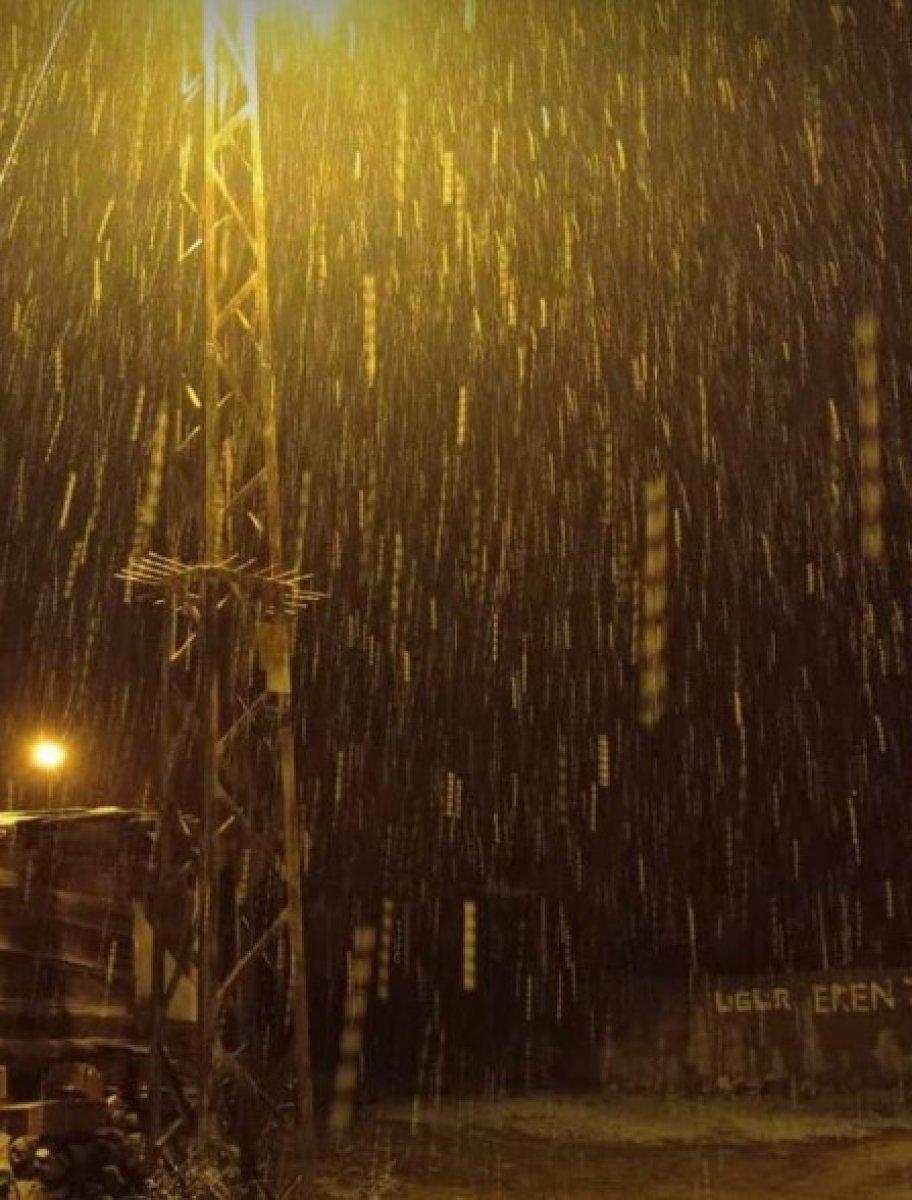 Karabük Eflani’de kar yağışı etkili oldu