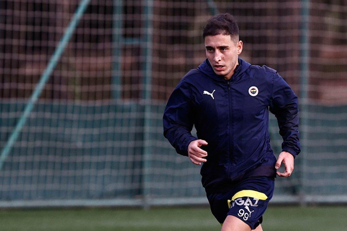 Fenerbahçe'de Emre Mor takımla çalıştı