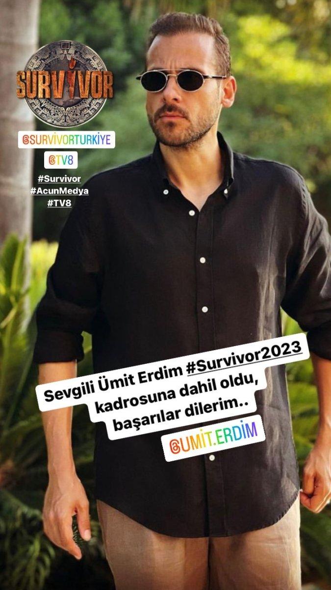 Ümit Erdim Survivor'a gidiyor