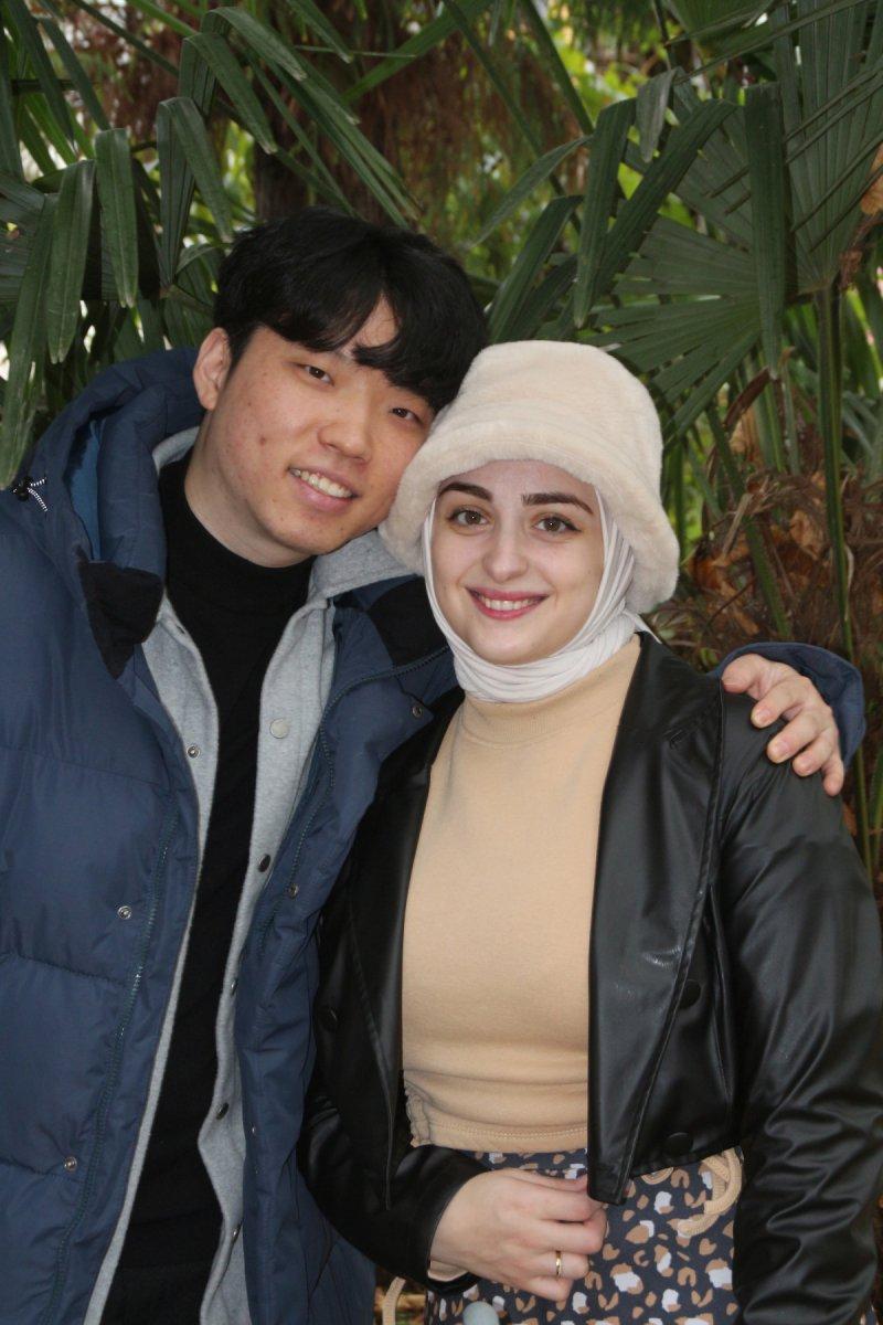 Rizeli Semanur’a aşık olan Güney Koreli, Müslümanlığı seçti 