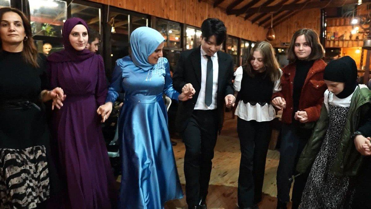 Rizeli Semanur’a aşık olan Güney Koreli, Müslümanlığı seçti 