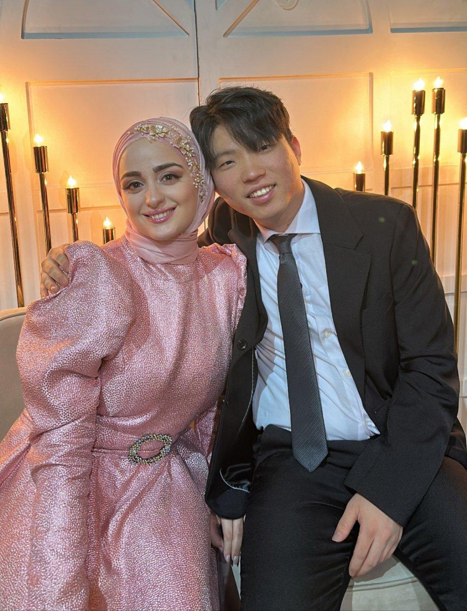 Rizeli Semanur’a aşık olan Güney Koreli, Müslümanlığı seçti 