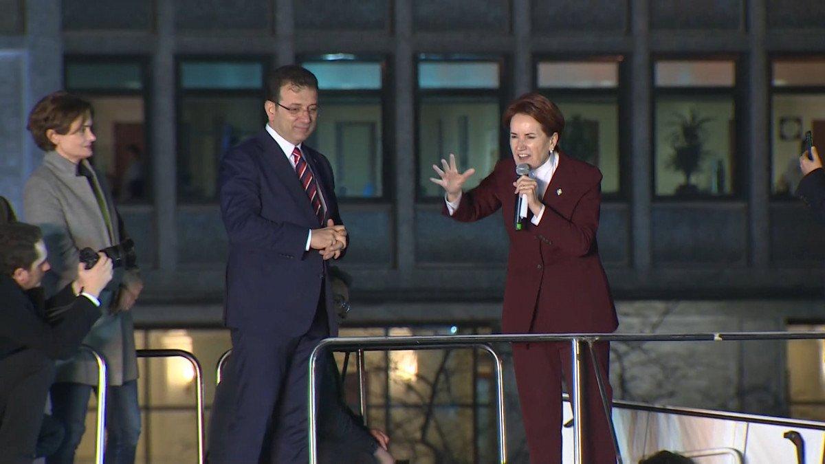 Meral Akşener'den Saraçhane'de İmamoğlu'na destek açıklaması