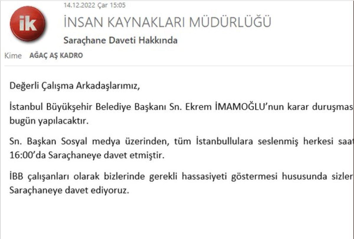 Ekrem İmamoğlu Saraçhane'de beklediği kalabalığı toplayamadı