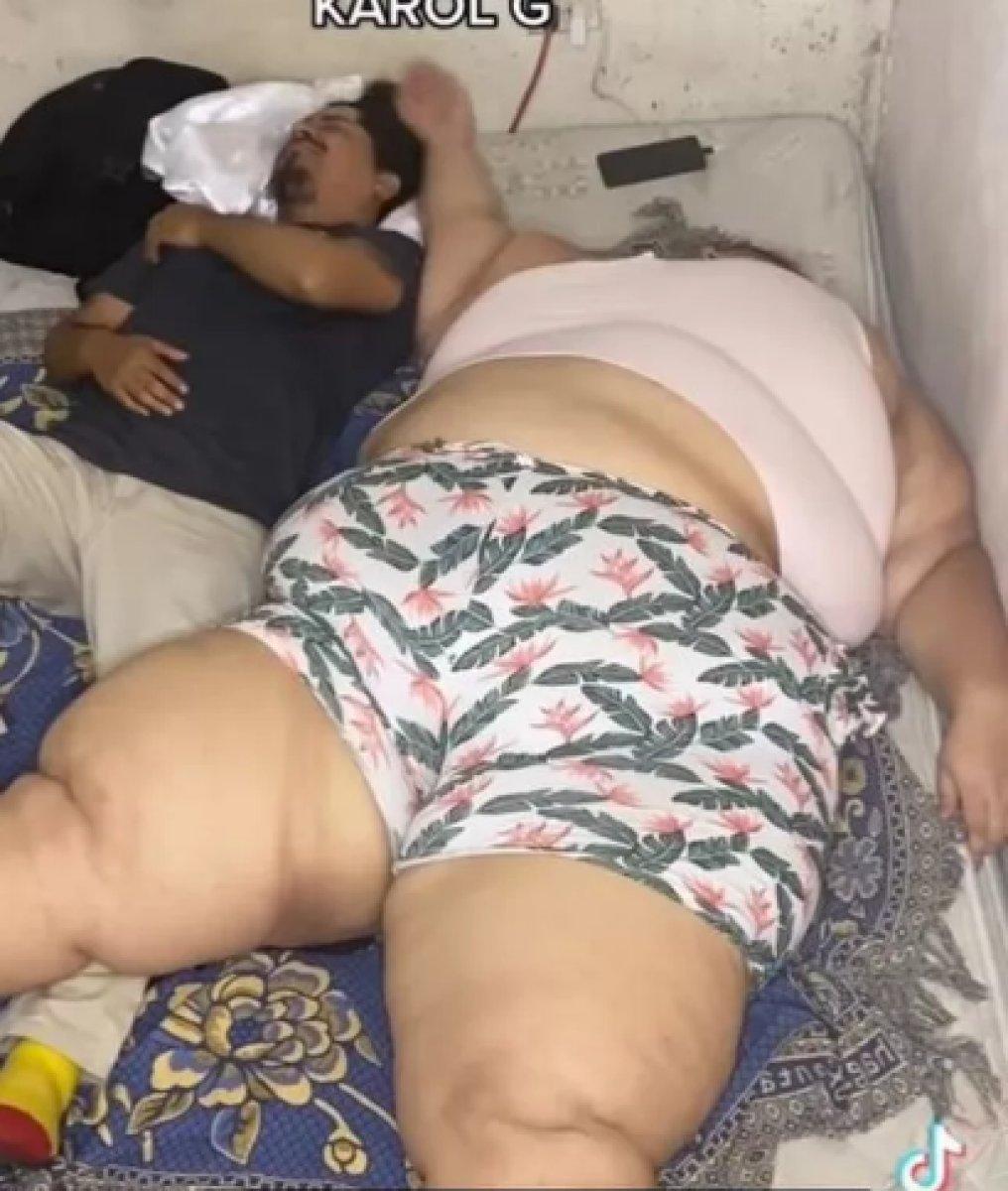 Ebru Şancı, kocası Alpaslan Öztürk'ün yatak halini paylaştı