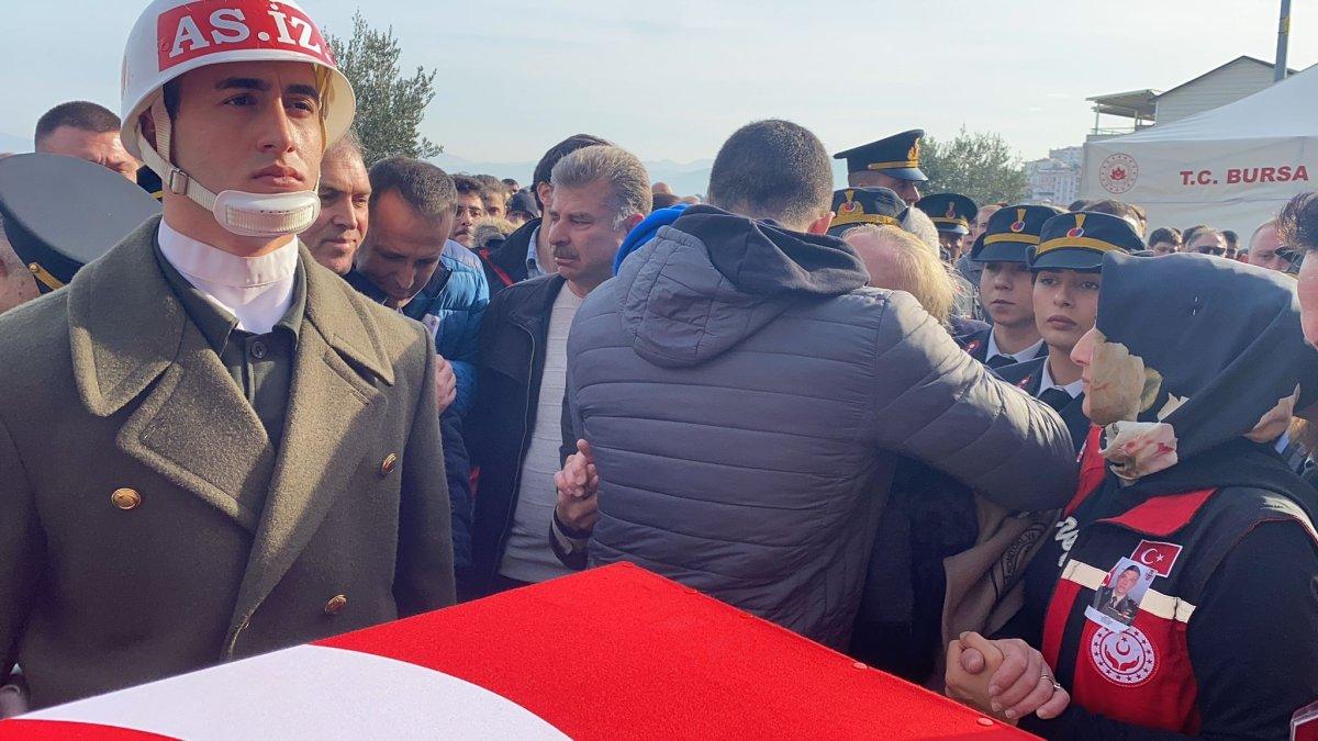 Pençe şehidinin naaşı baba ocağına getirildi