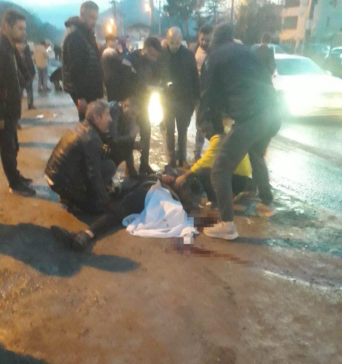 Ordu'da feci kaza: Bir kişinin bacağı koptu