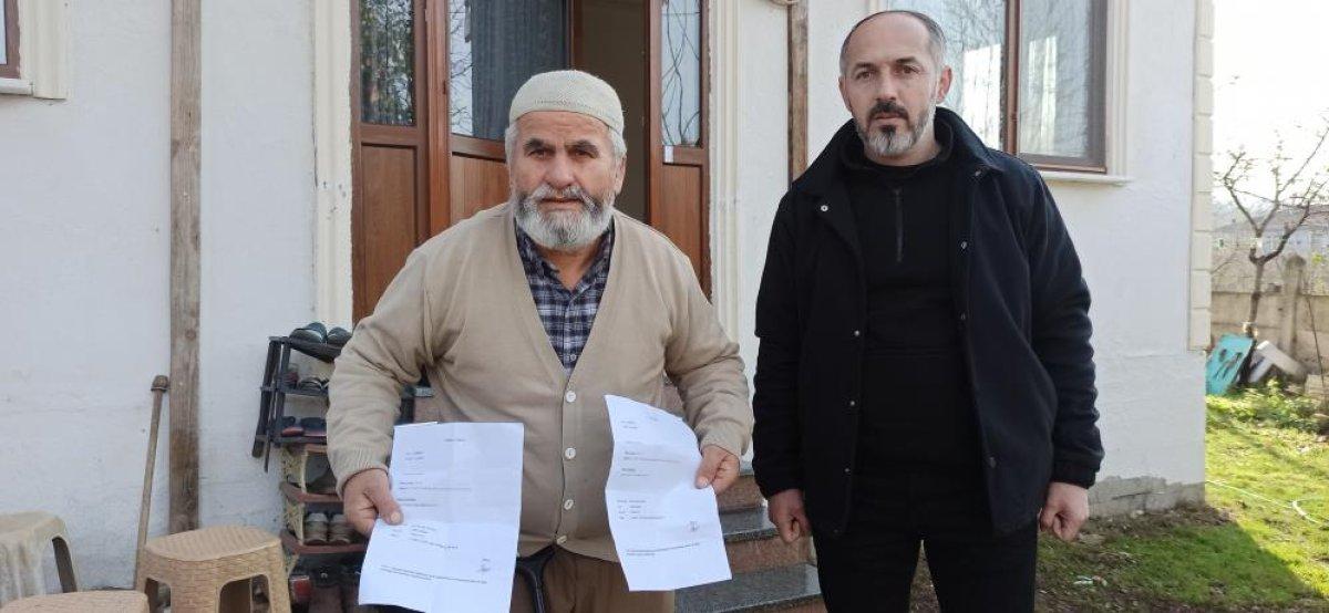 Düzceli depremzede eski evi için yatırılan parayı iade etti