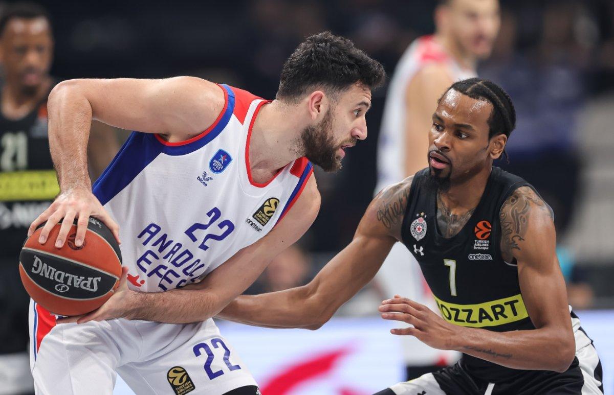 Anadolu Efes, Partizan'a yenildi