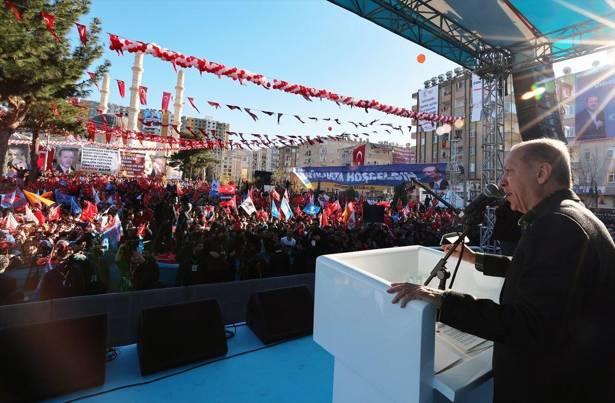 Cumhurbaşkanı Erdoğan, Mardin’de binlere seslendi
