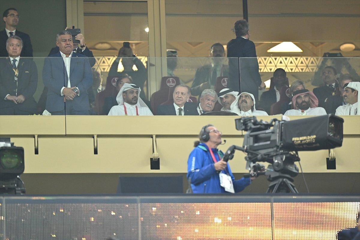 Cumhurbaşkanı Erdoğan, Dünya Kupası finalini izledi