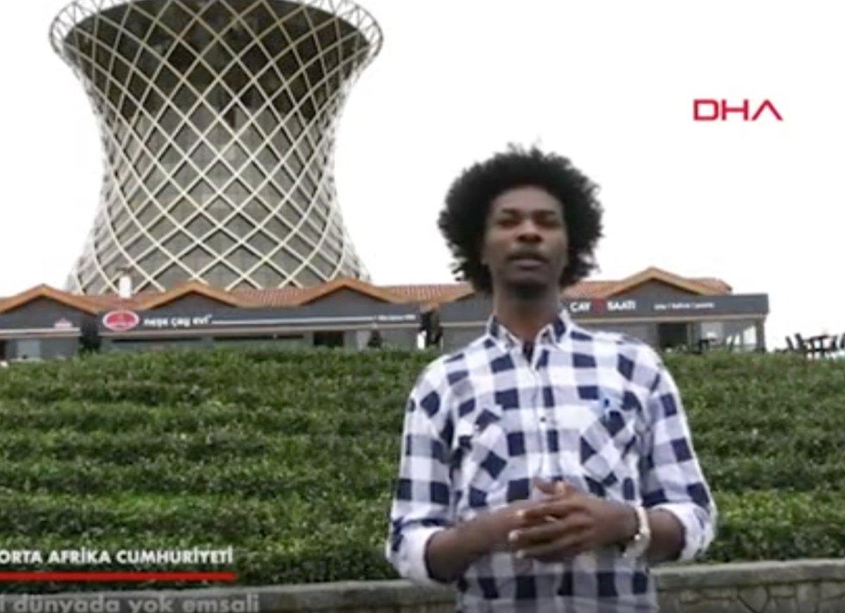 Rize'deki yabancı uyruklu öğrenciler şiveli mani söyledi