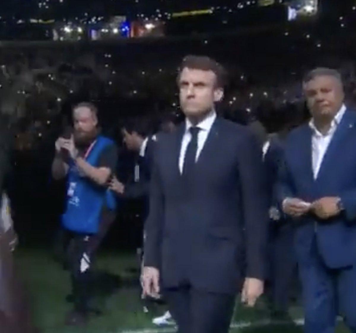 Emmanuel Macron'un Dünya Kupası finalinde geçirdiği dakikalar