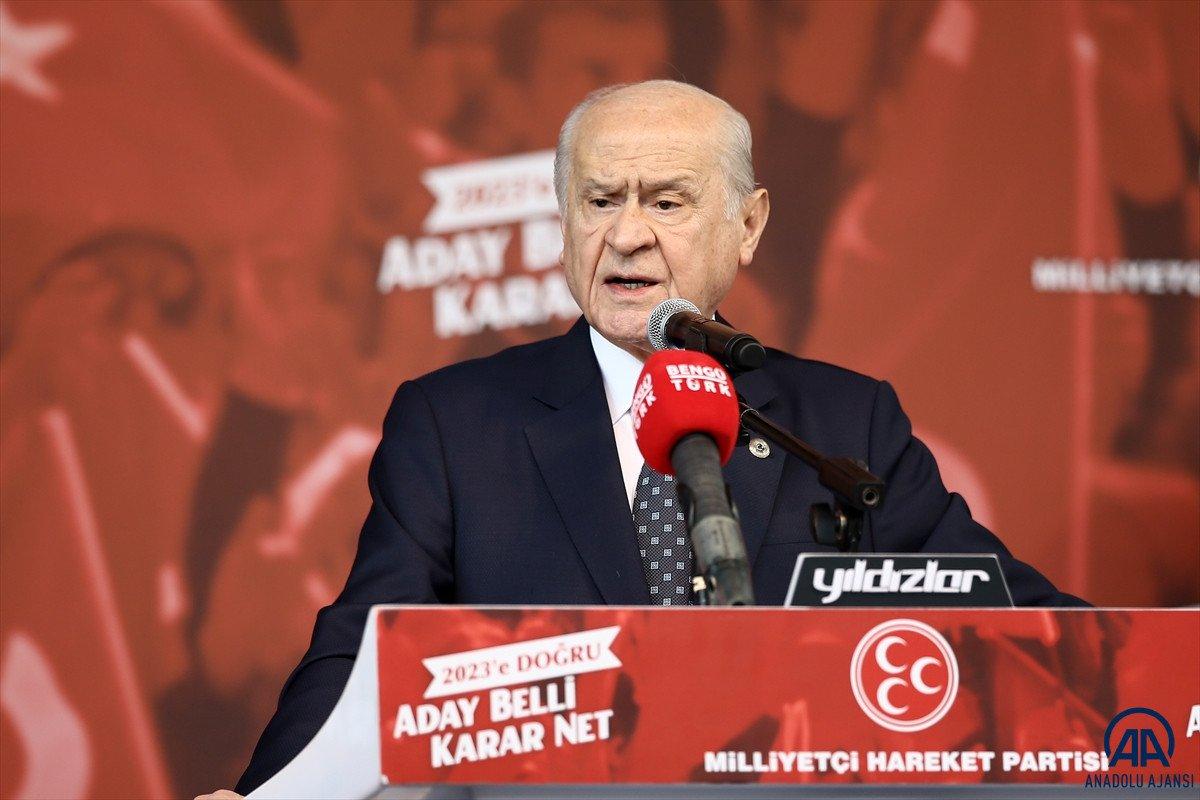 Devlet Bahçeli: Hedefimiz Erdoğan'ın açık ara kazanması