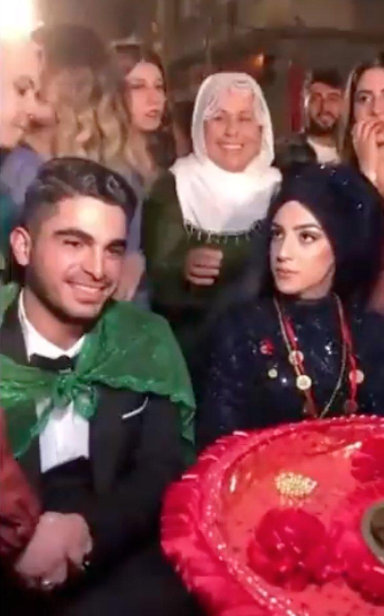 Kına gecesinde kıskançlık krizine giren gelin viral oldu