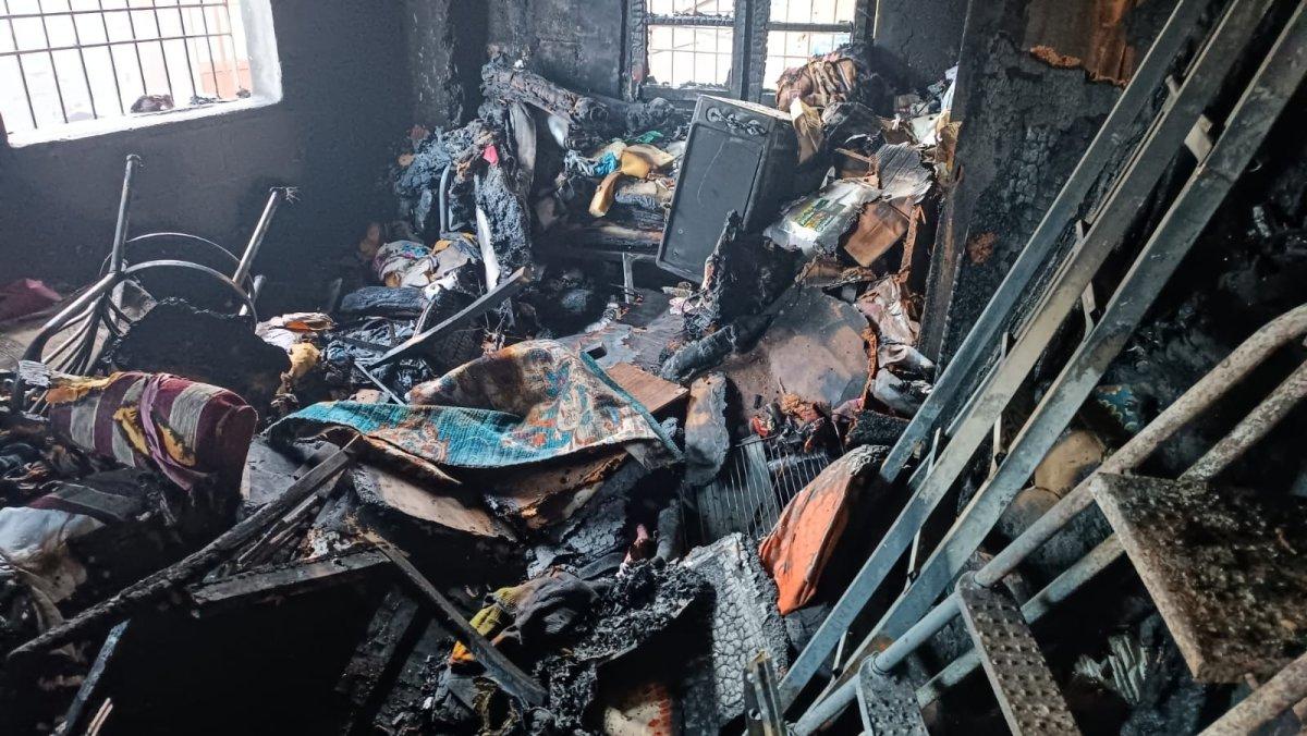 Gaziantep'te çıkan yangın vatandaşları korkuttu 