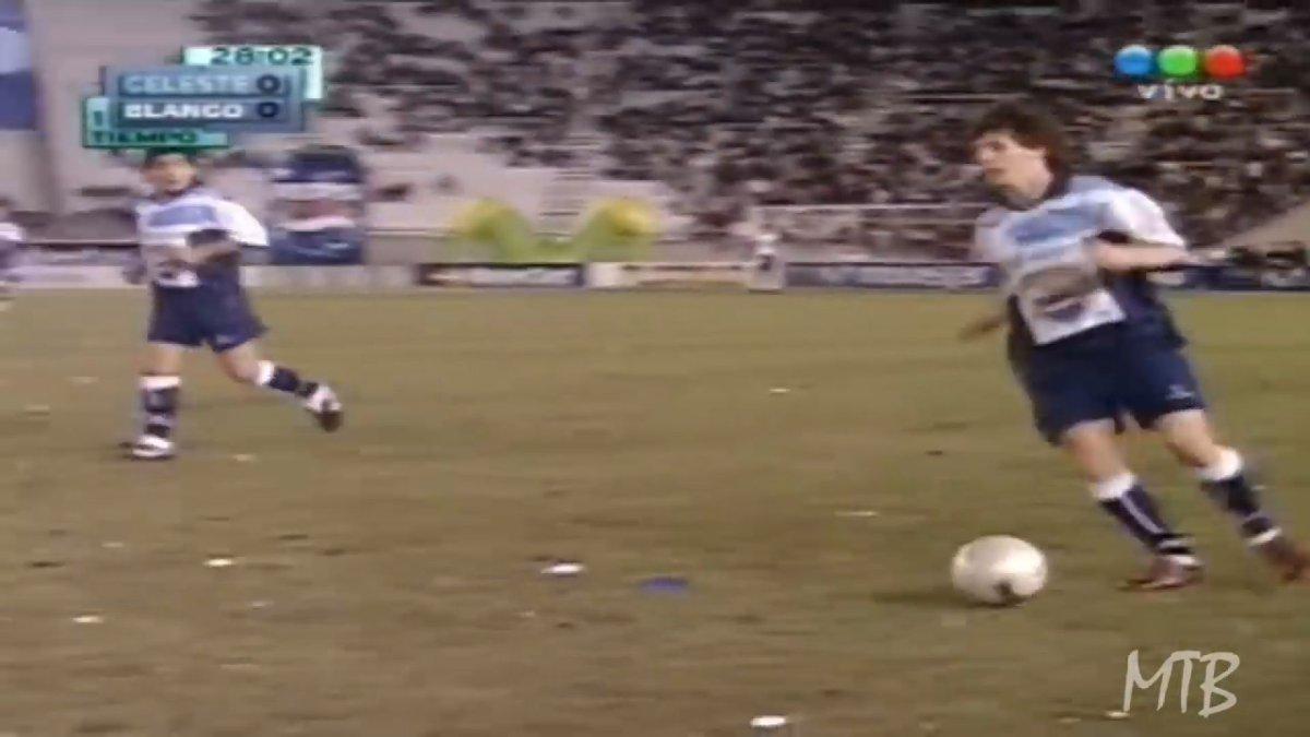 Lionel Messi ve Diego Maradona'nın birlikte oynadığı karşılaşma