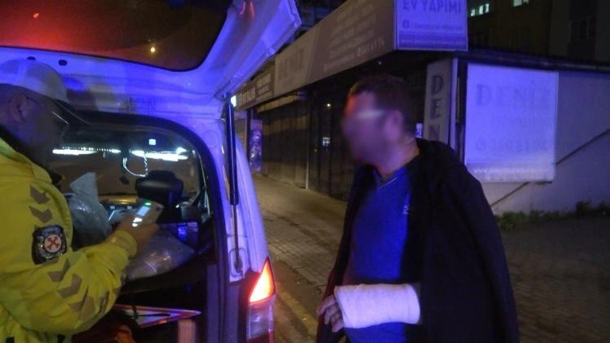 Bursa’da kaza yapan alkollü sürücü, kırık kolla kaçmaya çalıştı 