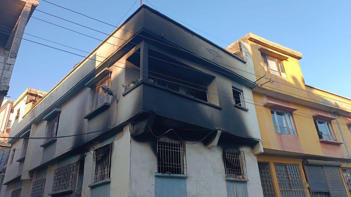 Gaziantep'te çıkan yangın vatandaşları korkuttu 