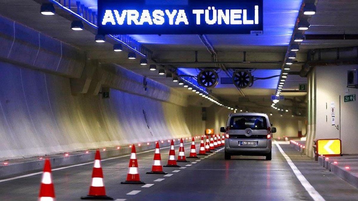 6 yılda Avrasya Tüneli'ni 97 milyon araç kullandı