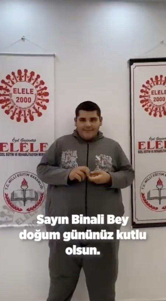 Serkan Bayram'ın Binali Yıldırım için doğum günü paylaşımı