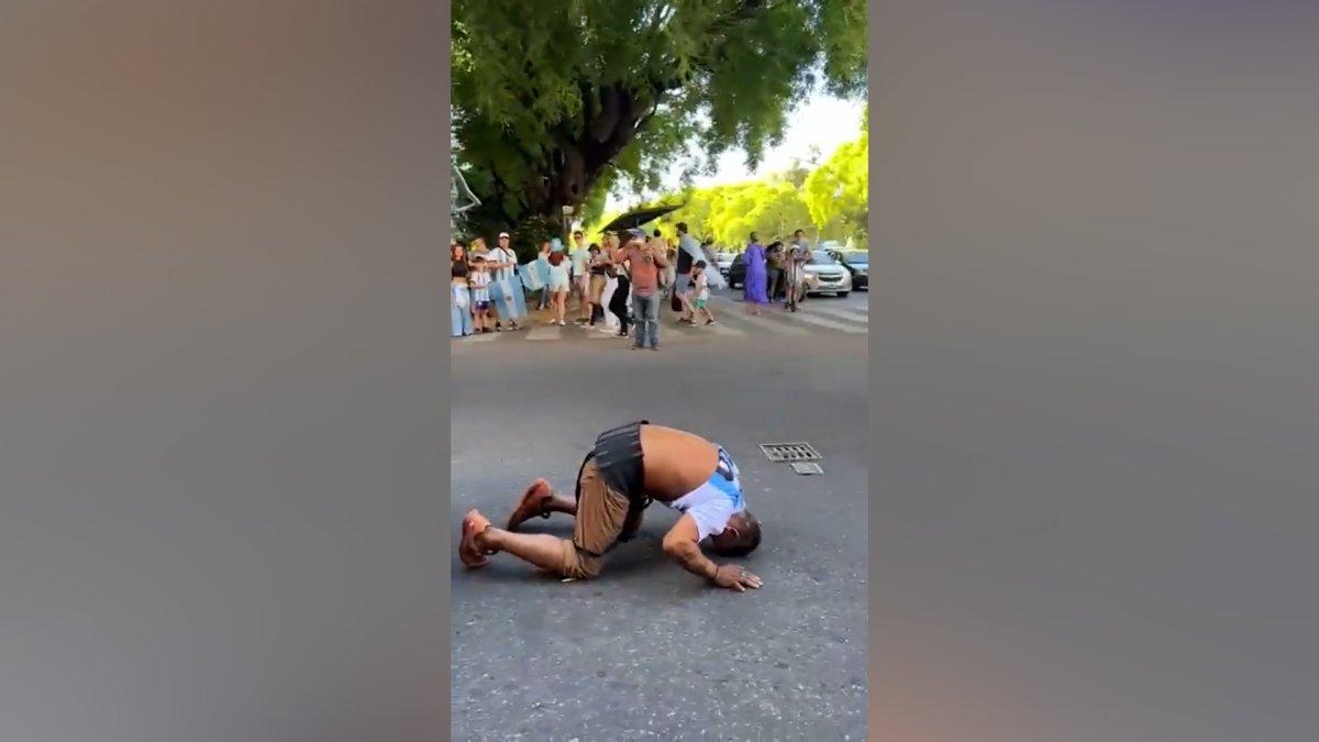 Arjantin'de forma verilen evsizin mutluluğu