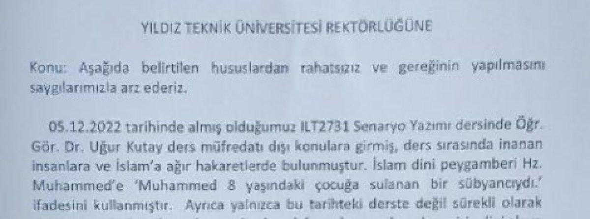 Hz. Muhammed ile hafızlara hakarete suç duyurusu