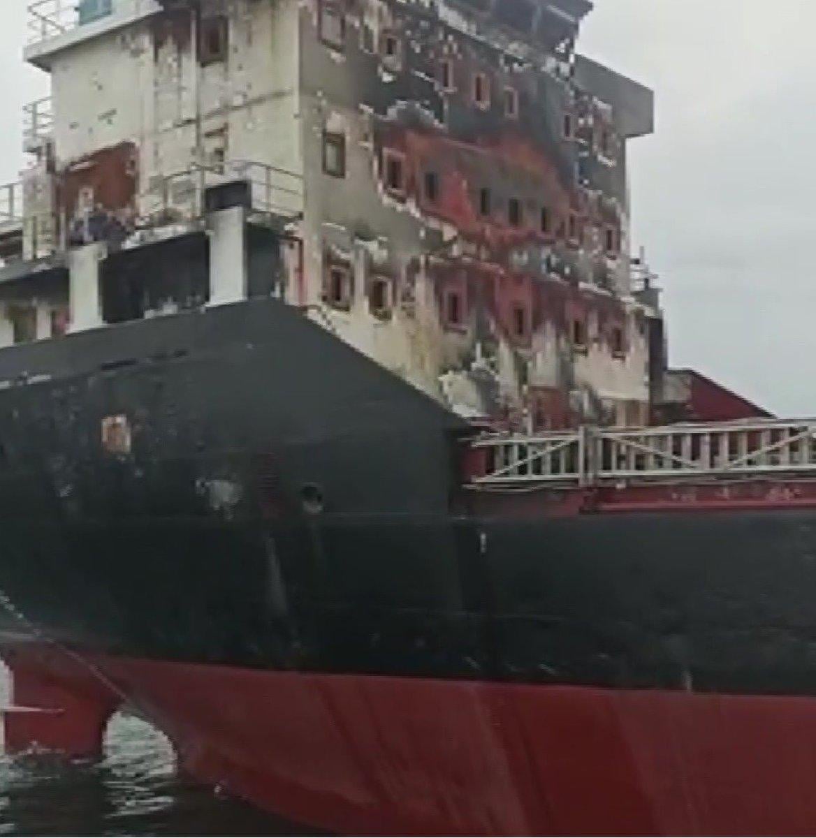 Sinop'ta gemi yandı: Mürettebat o anları anlattı