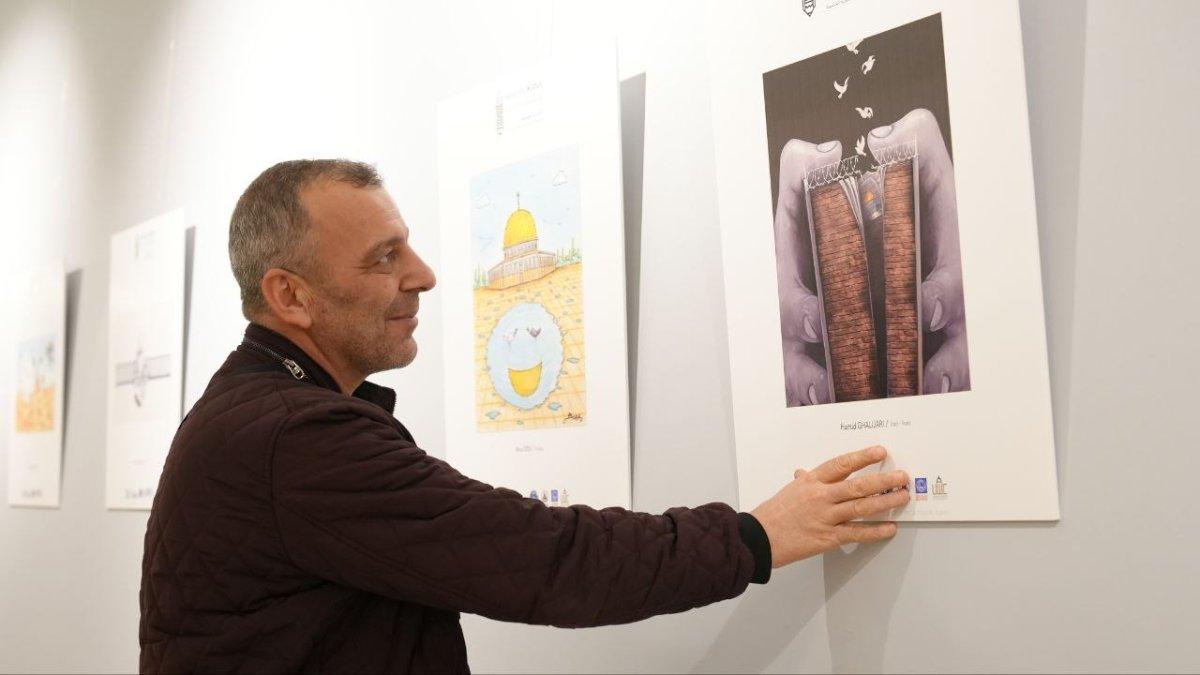 Uluslararası Mirasımız Kudüs Karikatür Yarışması'nın ödülleri verildi