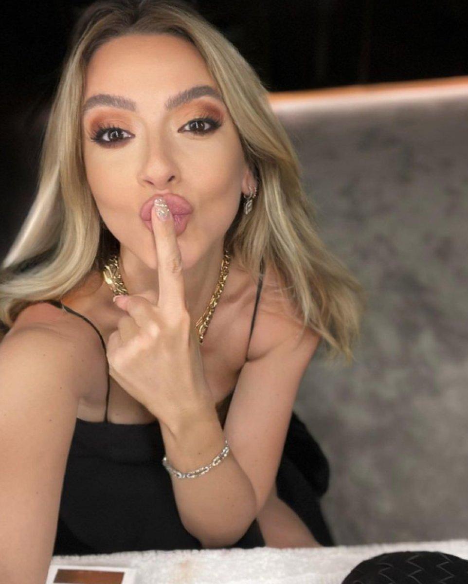 Hadise'nin bacakları dikkat çekti