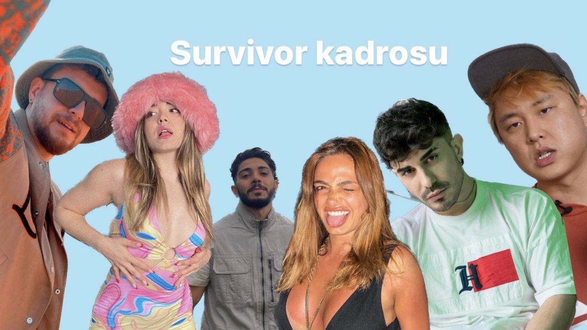 Survivor 2023'te yarışacak 6 fenomen yarışmacı belli oldu