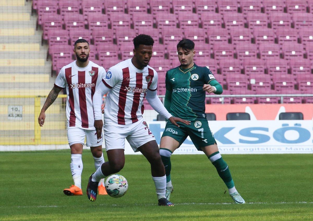 Hatayspor ile Giresunspor berabere kaldı
