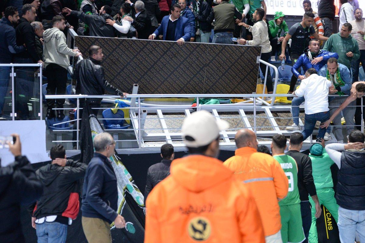 Mısır’da basketbol maçı sırasında tribün çöktü: 27 yaralı