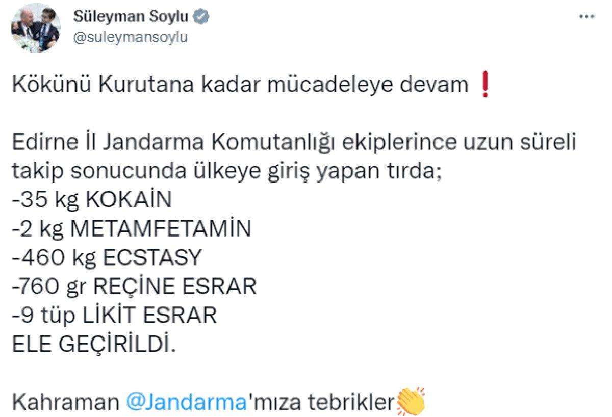 Süleyman Soylu: Kökünü Kurutana kadar mücadeleye devam