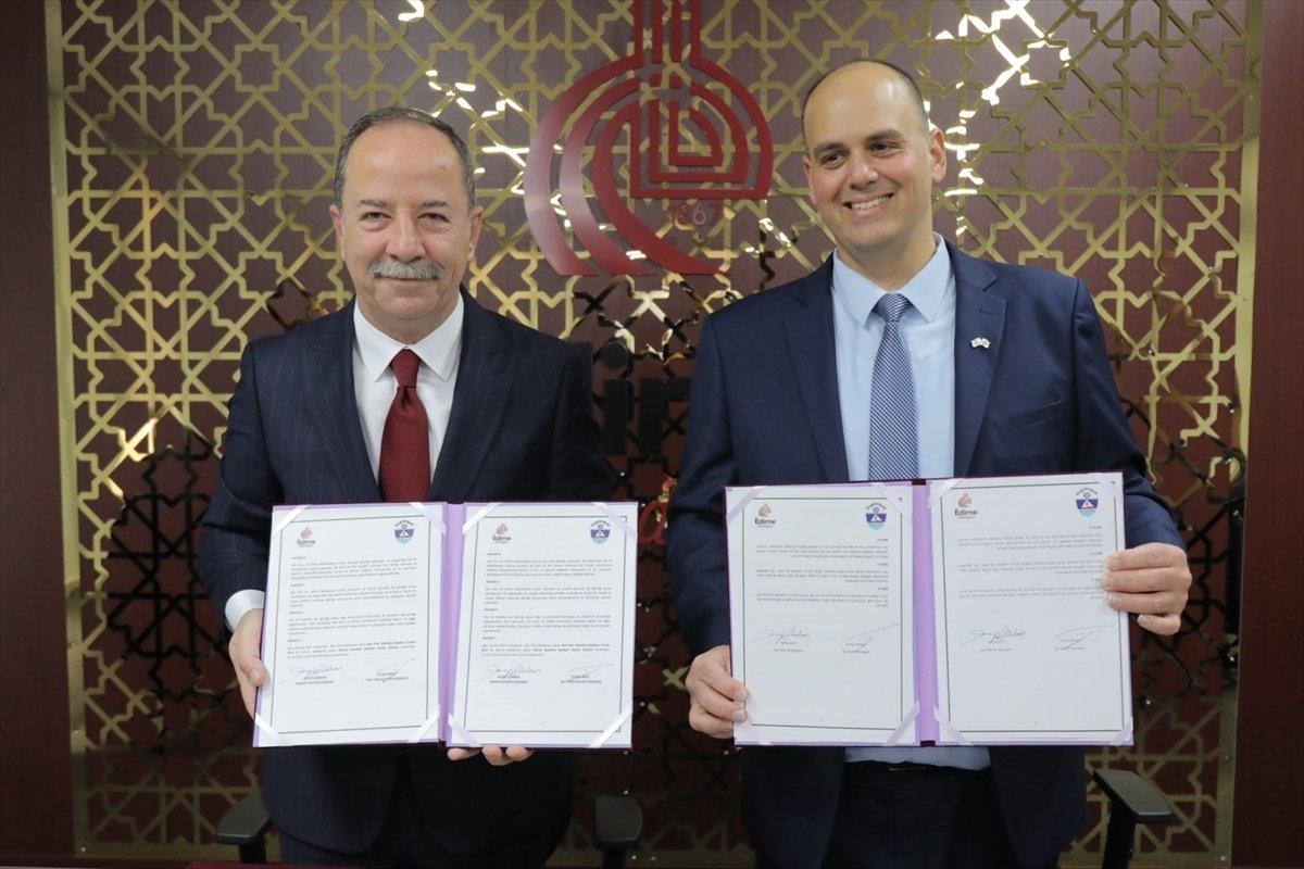 Edirne Belediyesi, İsrailli Bat-Yam Belediyesi ile kardeş oldu